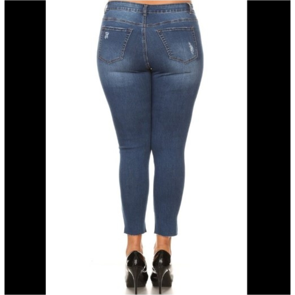 1 LEFT 🎉HP Plus Size Distressed Skinny Jeans - Picture 4 of 4